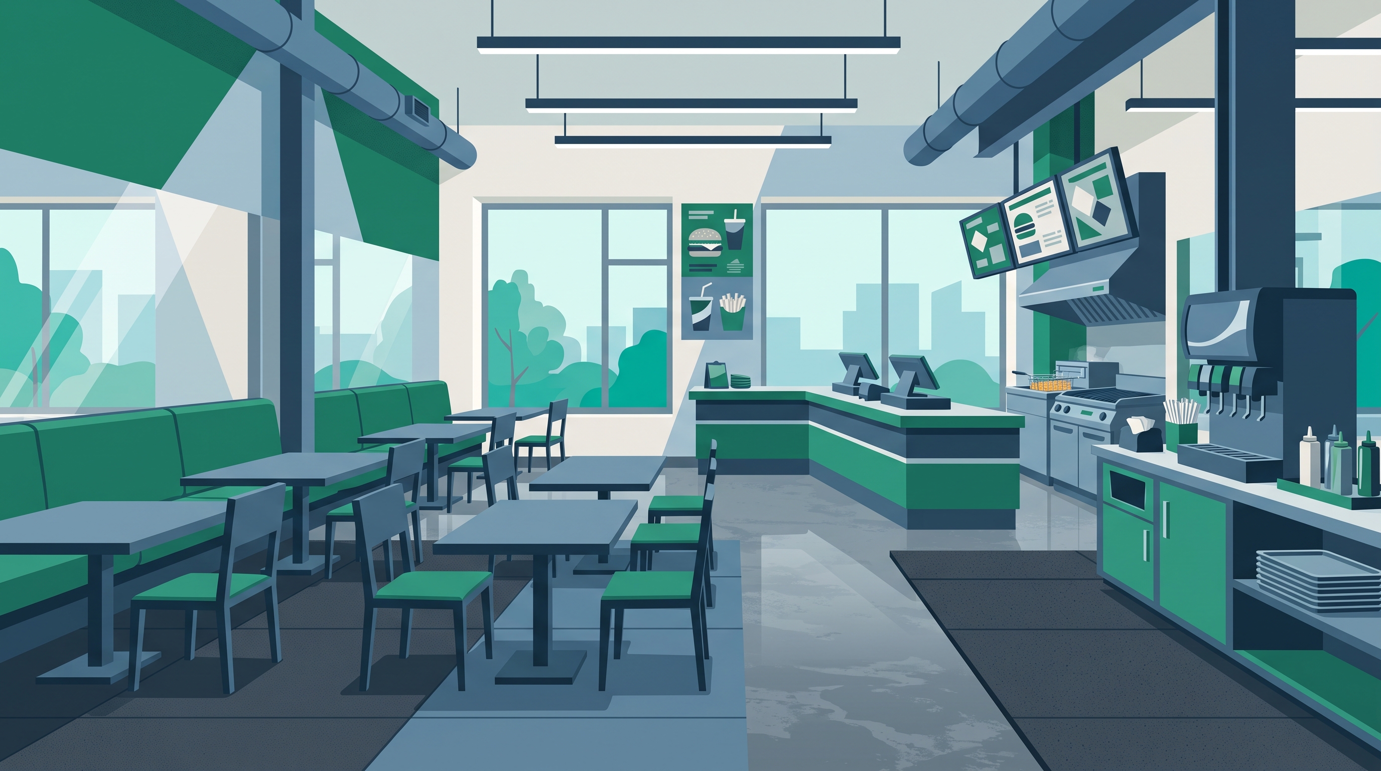 Imagen ilustrativa generada con IA para McDonald's Megacentro